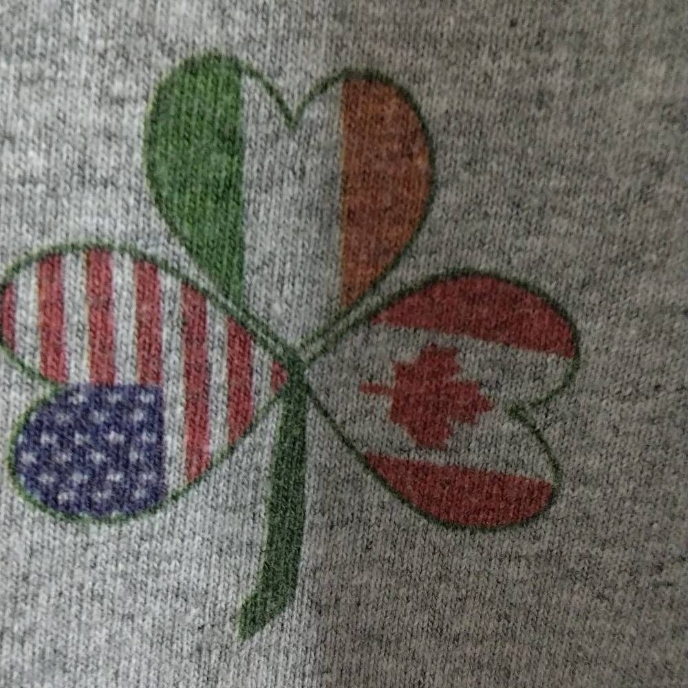 Irish USA Canada Shamrock T-shirt